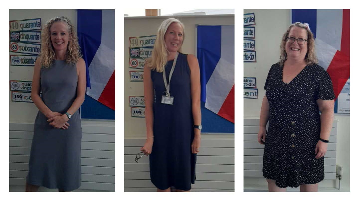 Photographs of Miss. Barrow, Mrs. Ayling and Ms. Pardey